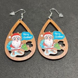 Earrings‎ Christmas Santa